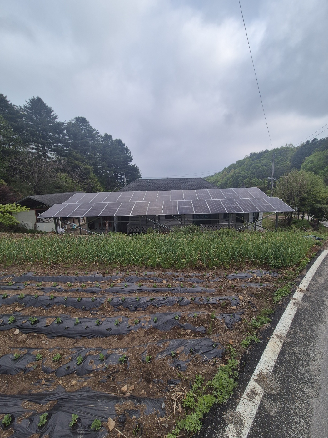 강원도 횡성군 갑천면 PPA 발전사업 설치현장