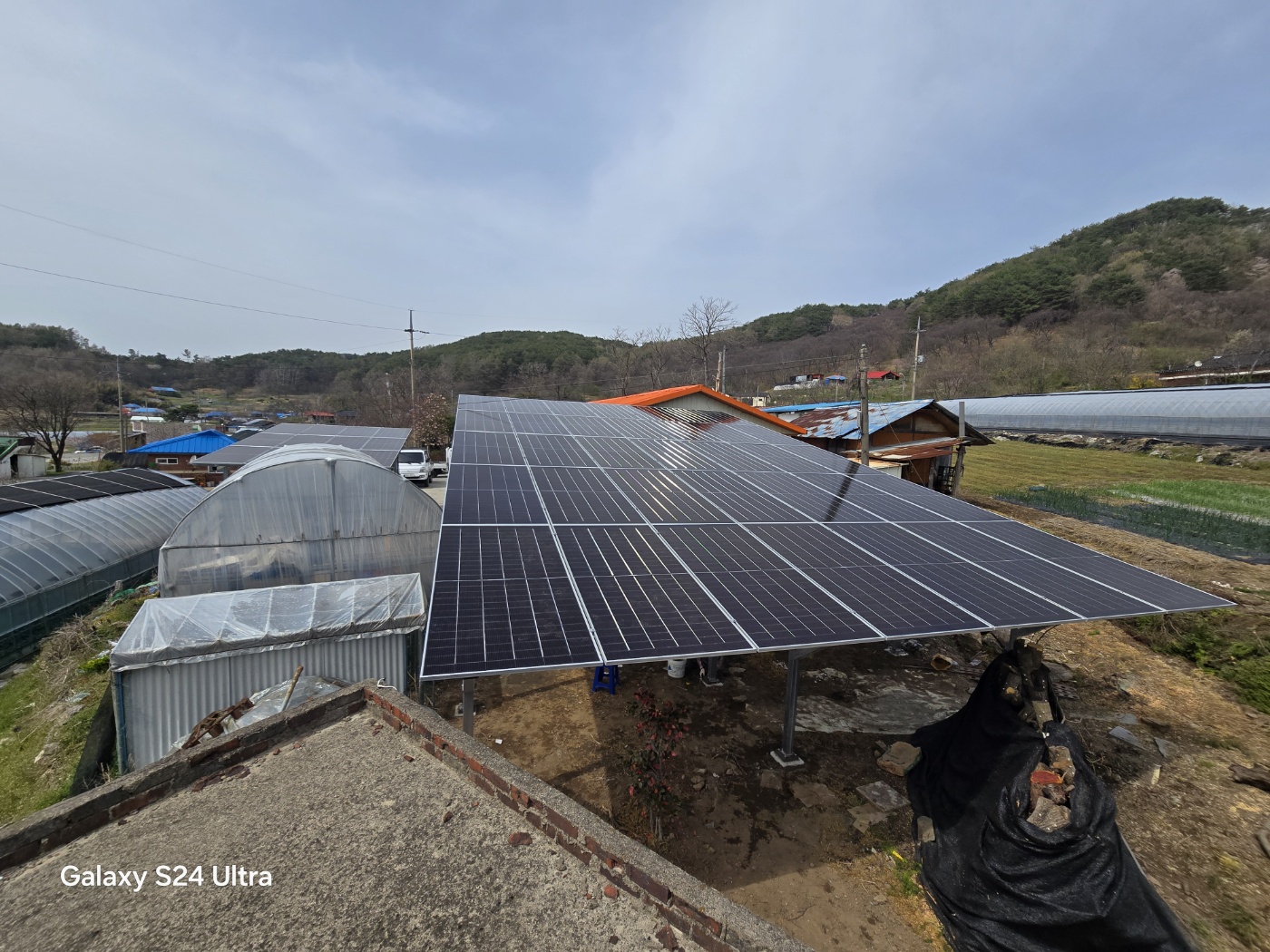 충남 보령시 미산면 PPA 발전사업 설치현장